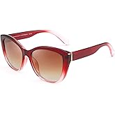 FEISEDY Polarized Vintage Sunglasses American Womens Square Jackie O Cat Eye Sunglasses B2451