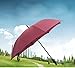 CHNY Golf Umbrella w/Extra Large 60-inch - Auto Open Sturdy & Lightweight (Red)