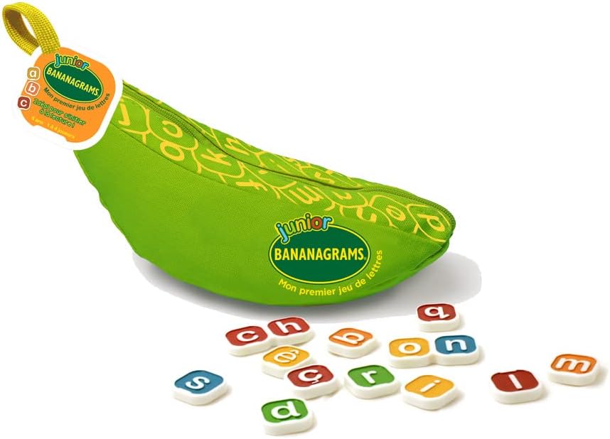 Bananagrams My First Set of Letters Green French Version BANANAGRAMS