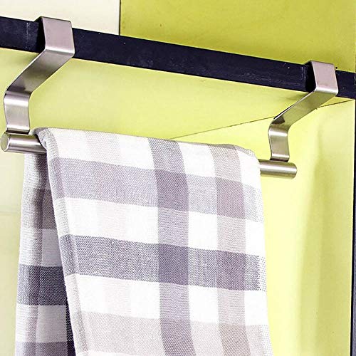 JISETY Towel Rack Shelf Over Door Bar Hanging Holder Bathroom Kitchen Cabinet S1 F803