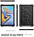 Poetic Galaxy Tab A 10.5 Case, TurtleSkin Series [Corner/Bumper Protection][Bottom Air Vents] Protective Silicone Case for Samsung Galaxy Tab A 10.5 (SM-T590/T595) - Black