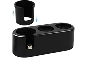 PUSEE Espresso Tamping Station, Espresso Organizer Station Fit for 51/54/58mm Espresso Accessories, Plastic Espresso Station Coffee Tamper Station, Multifunctional Coffee Tools Organzier (3 in 1)
