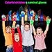 Best Birthday Gifts for 3-10 Year Old Girls, DIMY LED Gloves Lights Up Fingertips Flashing New Popular Party Favor Cool Toys for 3-12 Year Old Girls Games Age 3-10 DMUSTG6 Pink