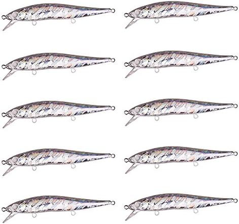 SQXIAN 4 PCS Bill Unpainted Fishing Hard Lures Artificial Bait Crankbaits DIVING DEPTH:2-7FT