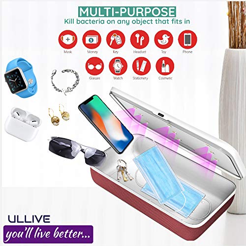 ULLIVE UV Phone Sanitizer and Wireless Charger & Aromatherapy