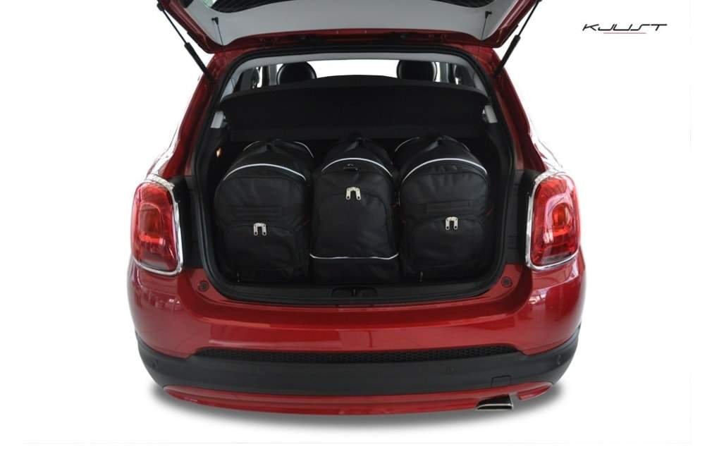 KJUST Car Bags Carfitbags System Trolley Bags Fiat 500X 5D, 2014