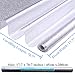 Velimax Rain Glass Film Decorative Rain Glass Window Film Privacy Rain Film Static Cling Window Sticker Removable Anti-UV (17.7