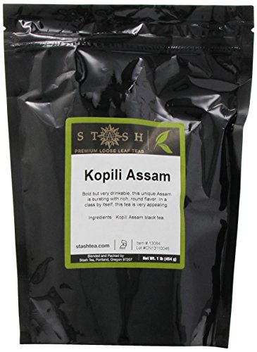 Stash Tea Kopili Estate Special Assam Black Loose Leaf Tea, 16 Ounce Pouch