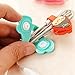 KitMax (TM) Pack of 12 Assorted Color Novelty Portable Mini Candy Color Cartoon Cellphone Headset Earphone Cable Tie Organizer Wrap