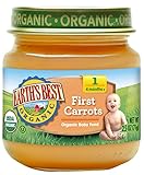 Earth's Best Organic Stage 1 Baby Food, First Carrots, 2.5 oz. Jar