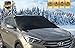 Winter Windshield Cover for Snow and Ice | Windshield Frost Cover for Sizes for ALL Vehicles - Covers Wipers - Snow, Ice, Frost Guard – No More Scraping! - Door Flaps – Windproof Magnetic Edges