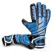 Valorsports Youth&Adult Goalie Goalkeeper Gloves,Strong Grip for The Toughest Saves, with Finger Spines to Give Splendid Protection to Prevent Injuries (BlackBlue, 6)