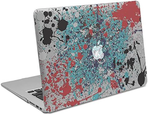 MIxUP MacBook Air 13 Inch Glossy Clear Crystal Hard Shell Case Cover for MacBook Air 13.3" (Model: A1369 / A1466) - Cool Tone Splash Paint (MXP-A13x-SPLAcomp)