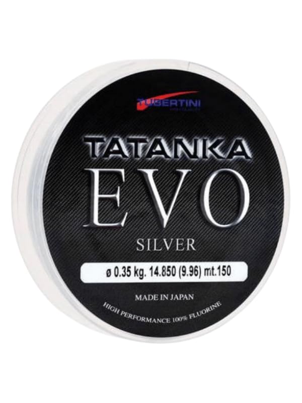 Tubertini Tatanka Evo Silver Monofilament Line 0.16 mm 150 m Fluorine Sea Spinning Surfcasting Bolo