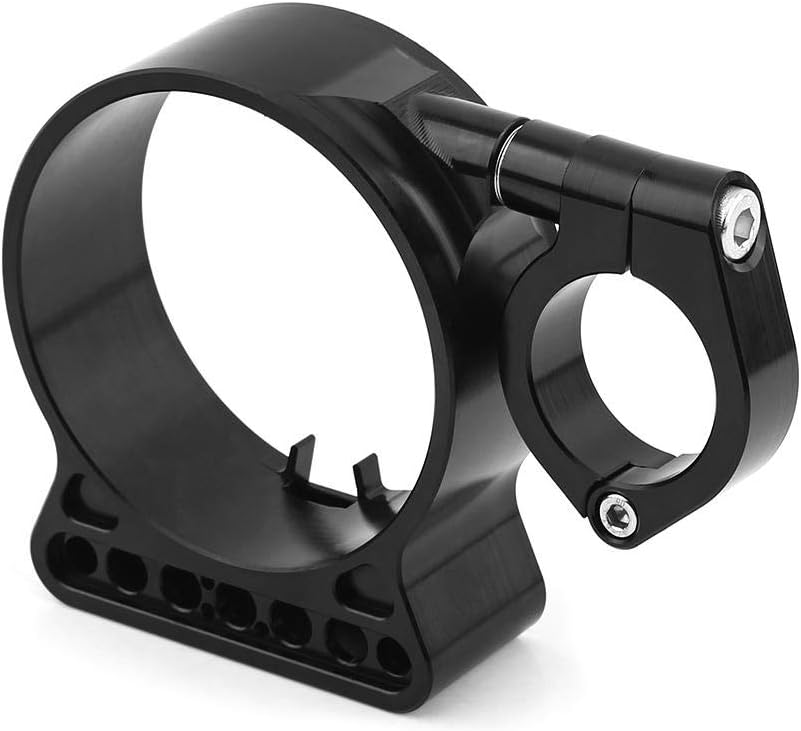 Case Speedometer, CNC Side Mount Aluminium Speedometer Case For Sportster XL883 X1200(Black)