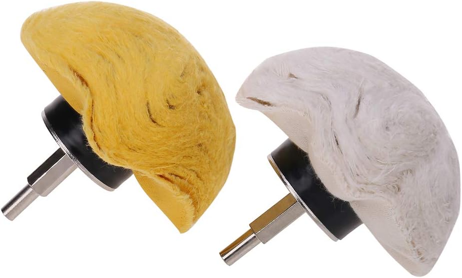 Polishing Wheel for Drill 4" Buffing Ball 1/4" Hex Shank