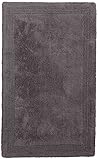 Pinzon Luxury Reversible Cotton Bath Mat - 30 x 50 inch, Platinum