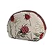 Signare Tapestry Cosmetic Bag Toiletry Makeup Bag for Women With Ladybug Floral Design (COSM-LDBD)