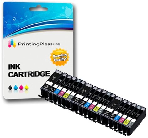 Printing Pleasure 550XL 551XL Ink Cartridges,Compatible Ink Cartridge Replacement for PGI-550XL CLI-551XL for iP7150 iP8750 MG6350 MG7150 MG7550 (3 set -18xl)