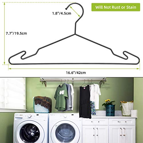 Luxurious Hanger Set Heavy Duty Metal Hangers with Unique Hook Design