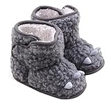 Elevin(TM)Toddler Infant Boy Girl Snow Warm Boots Soft Sole Prewalker Crib Shoes (0~6 Month)