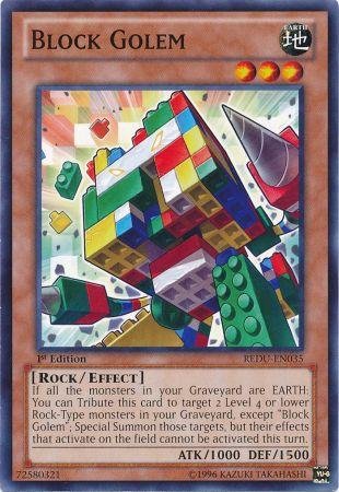 Yu-Gi-Oh! - Block Golem (REDU-EN035) - Return of the Duelist - Unlimited Edition - Common