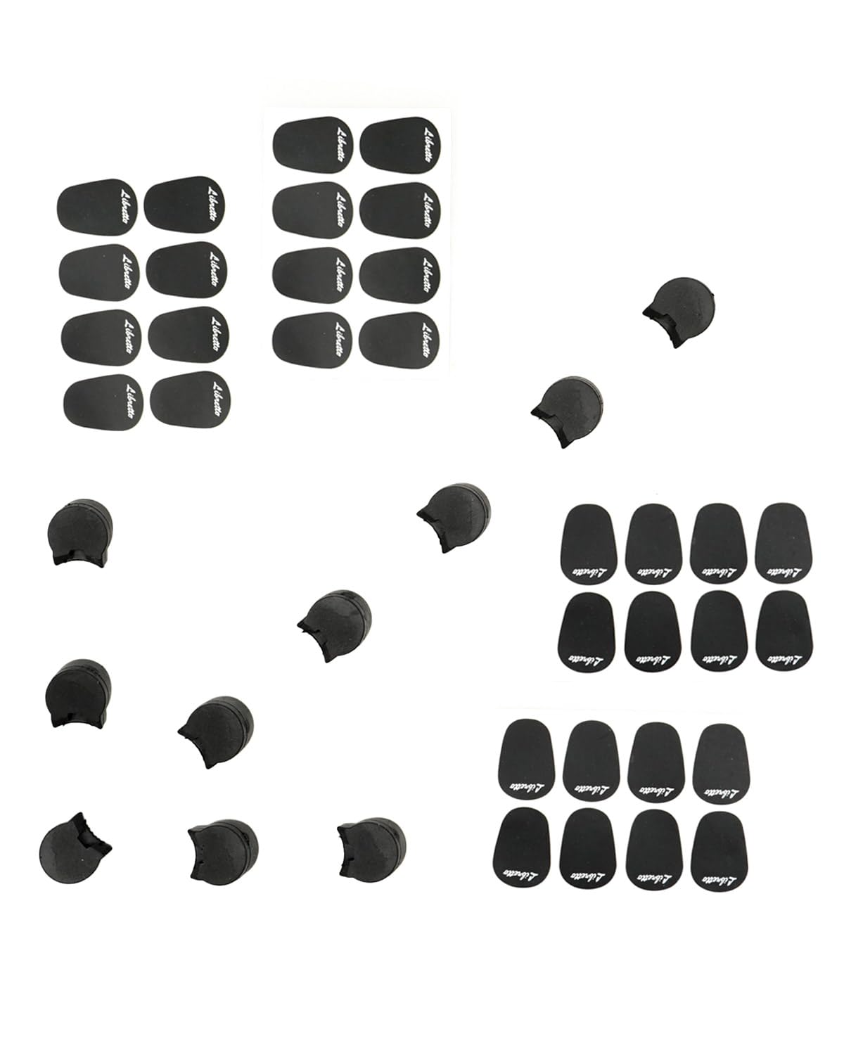 Photo 1 of Libretto Mouthpiece Pad & Thumb Rest Cushion for Clarinet, Oboe. Giftable Woodwinds Accessory Kit: 32pcs Mouthpiece Patch, 10pcs Thumb protectors. Expertly Prepared for Your Clarinet Experience!