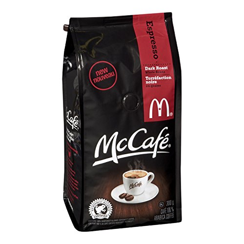 McDonalds McCafe Premium Dark Roast Espresso Whole Beans Coffee Bag