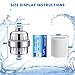 10-Stage Shower Filter With 2 Replacement Cartridges-Water Softener And Removes Chlorine, Flouride, Heavy Metals And Unpleasant Odors-For Any Shower Head And Handle Shower