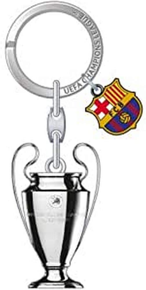 UEFA Champions League Barcelona Keyring, Metal, 9 cm