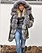 Roiii Winter Women Warm Fleece Hood Parka Overcoat Coat Long Fishtail Jacket Top