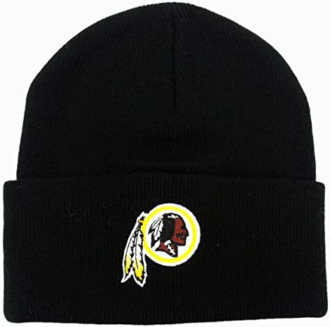 Vintage High-Bulk Washington Redskins Black Cuff Beanie