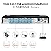 ZOSI 16CH Full 720P High Definition Hybrid 4-in-1 HD TVI DVR Video Recorder CCTV Network Motion Detection for Surveillance Security Camera System Real Time Recording Mobile Phone Monitoring