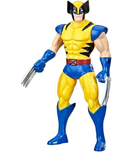 Figurine X-Men Marvel 1993 - Wolverine Toy Biz - Grande Taille 25x12cm - Occasion