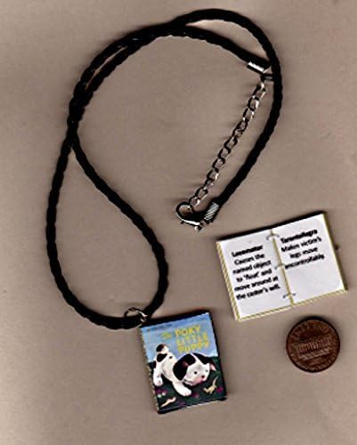 Pokey Little Puppy Book necklace