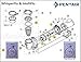 BadAss Pool Supply O-Ring Rebuild Repair Kit for Pentair WhisperFlo IntelliFlo, Almond Gasket, fits Years 11/98 Thru 1/08, Kit 32