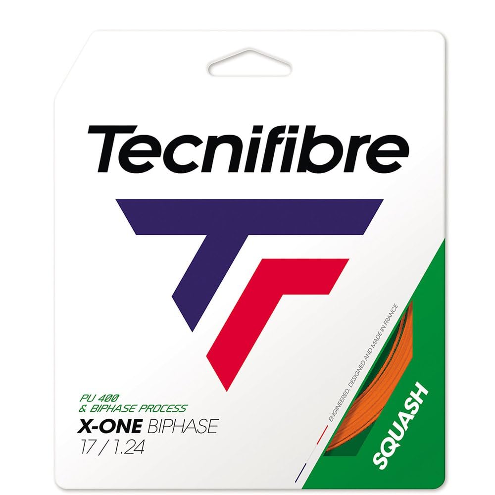 Tecnifibre X-One Biphase Squash String Orange 1.24mm - 10m Set