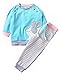 Fiream Girls 2 Piece Cute Cartoon Cotton Long Sleeve set(Bunny,3T)