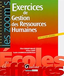 Exercices de gestion des ressources humaines