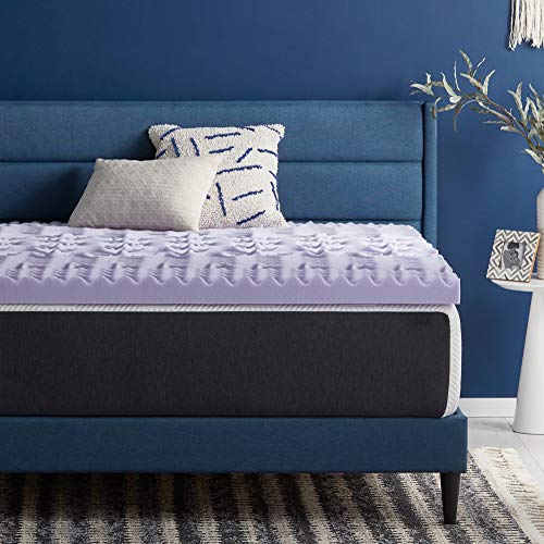 Lucid 3 Inch Mattress Topper Twin – Memory Foam