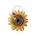 Metal Sunflower Bird House for Outside Hanging Decorative Hand-Painted Birdhouse Yard Garden Decor 12