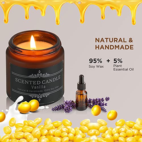 Scented Candles Gifts for Women, Aromatherapy Candles for Home, 4Oz x 4 Pack, Soy Wax Jar Candles Set for Bath, Yoga, Valentine\'s Day, Birthday and Mother\'s Day