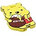 for Samsung Galaxy J7 V / J7 2017 / J7 Prime / J7 Perx / J7 Sky Pro/Galaxy Halo Case, MC Fashion Cute 3D American Cartoon Animal Yellow Bear Soft and Protective Silicone Case (Winnie The Pooh)
