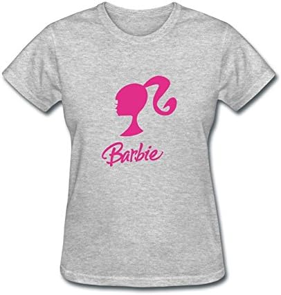 JUXING Womens Barbie Logo T-shirt Size L ColorName