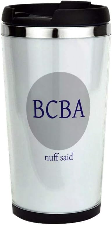 BCBA Stainless Steel Travel Mug, Insulated 16 oz. Coffee Tumbler