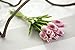 smylls 10 pcs Holland Tulips Flowers Latex-Look Like Real,Eco-Friendly Odourless Artificial Flowers Christmas Party Decoration Gift Package(10, Purple)
