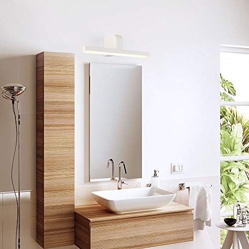 ECOBRT LED Bath Mirror Lamps 9W Vanity Lights in Bathroom Over Mirror White LED Wall Light Fixtures Indoor IP44 40cm Long 4000K