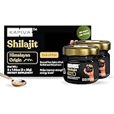 Kapiva 100% Authentic Himalayan Shilajit Resin (30gmx2), High Potency for Men & Women | 80+ Trace Minerals, Upto 70% Fulvic Acid | Authentic | Natural Energy & Immune Support