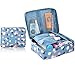 HiDay Floral Print Cosmetic Makeup Bag Travel Toiletry Organizer - Perfect for Your Cheerful Travel