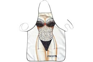 Sexy Aprons for Women Funny Kitchen Cooking Apron for House Warming Party Christmas Gag Gift Exchange